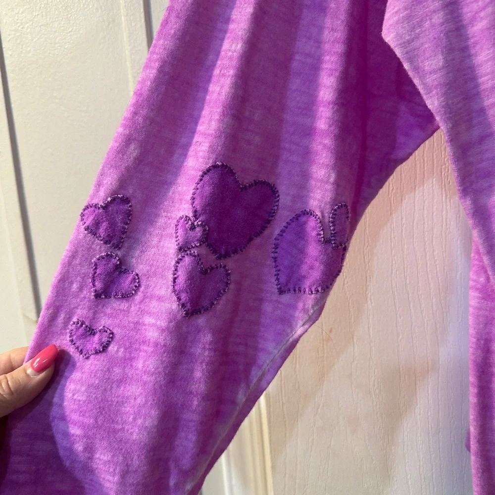 Magnolia Pearl Love Pink Purple Dragon Graphic Top - Picture 7 of 7